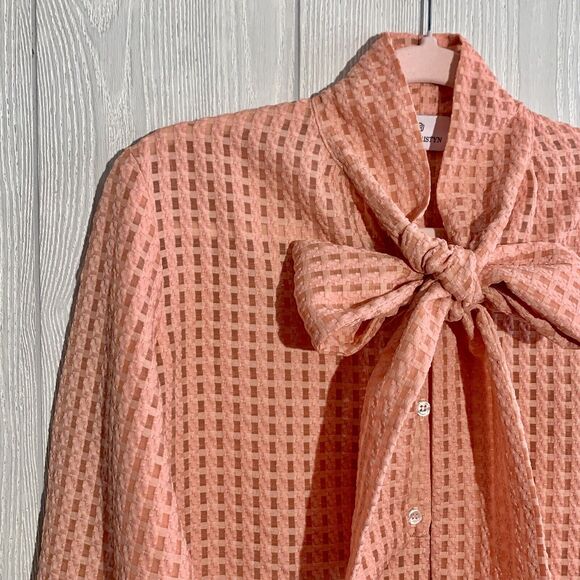 Chloe Kristyn Angela Top Blush Organza Size Small NWT - Picture 5 of 5